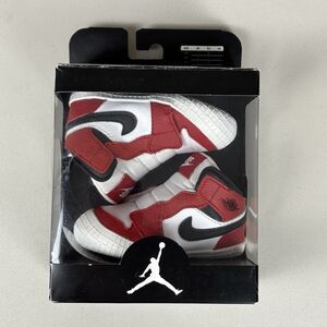 Nike Air Jordan 1 Chicago Varsity Red AJ1 AT3745-163 Crib Bootie Baby Size 4C